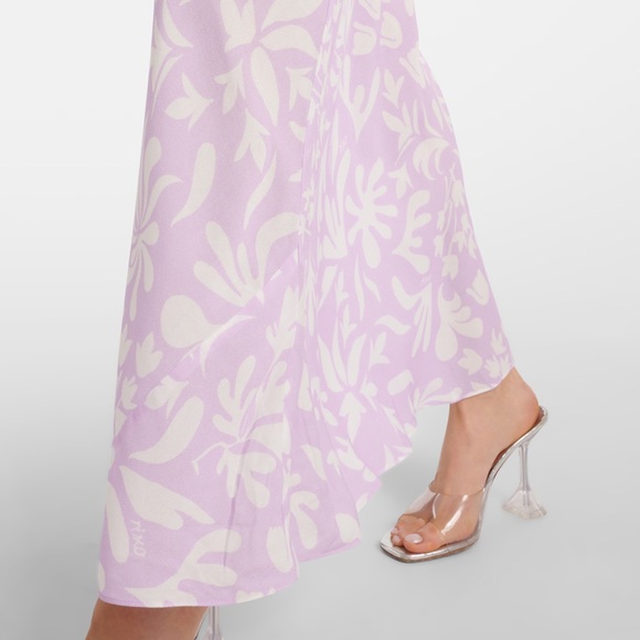 Rixo Alondra Dress - Elegant Lavender Floral Maxi Dress - Picture 4 of 8